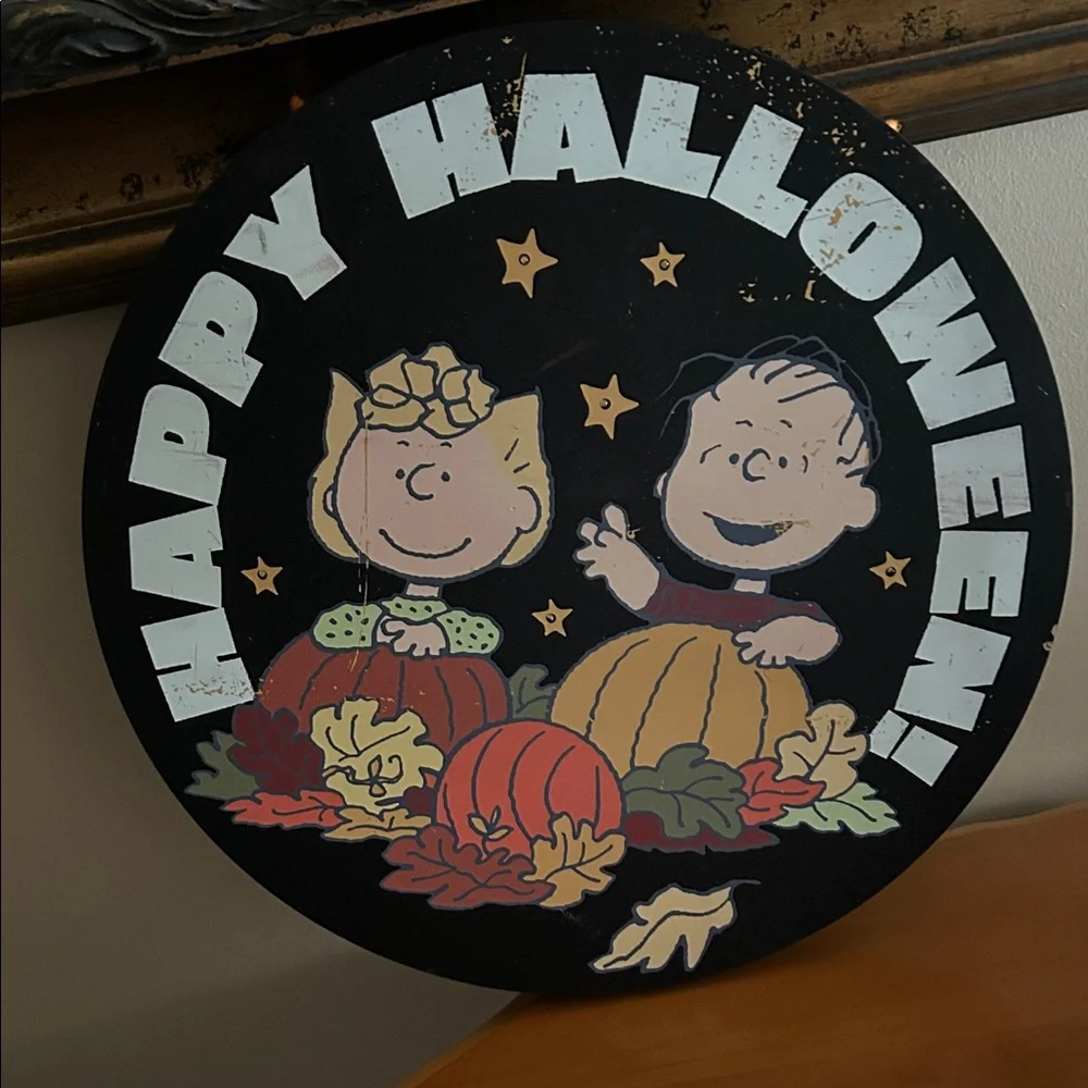 Great Pumpkin Wood Decor